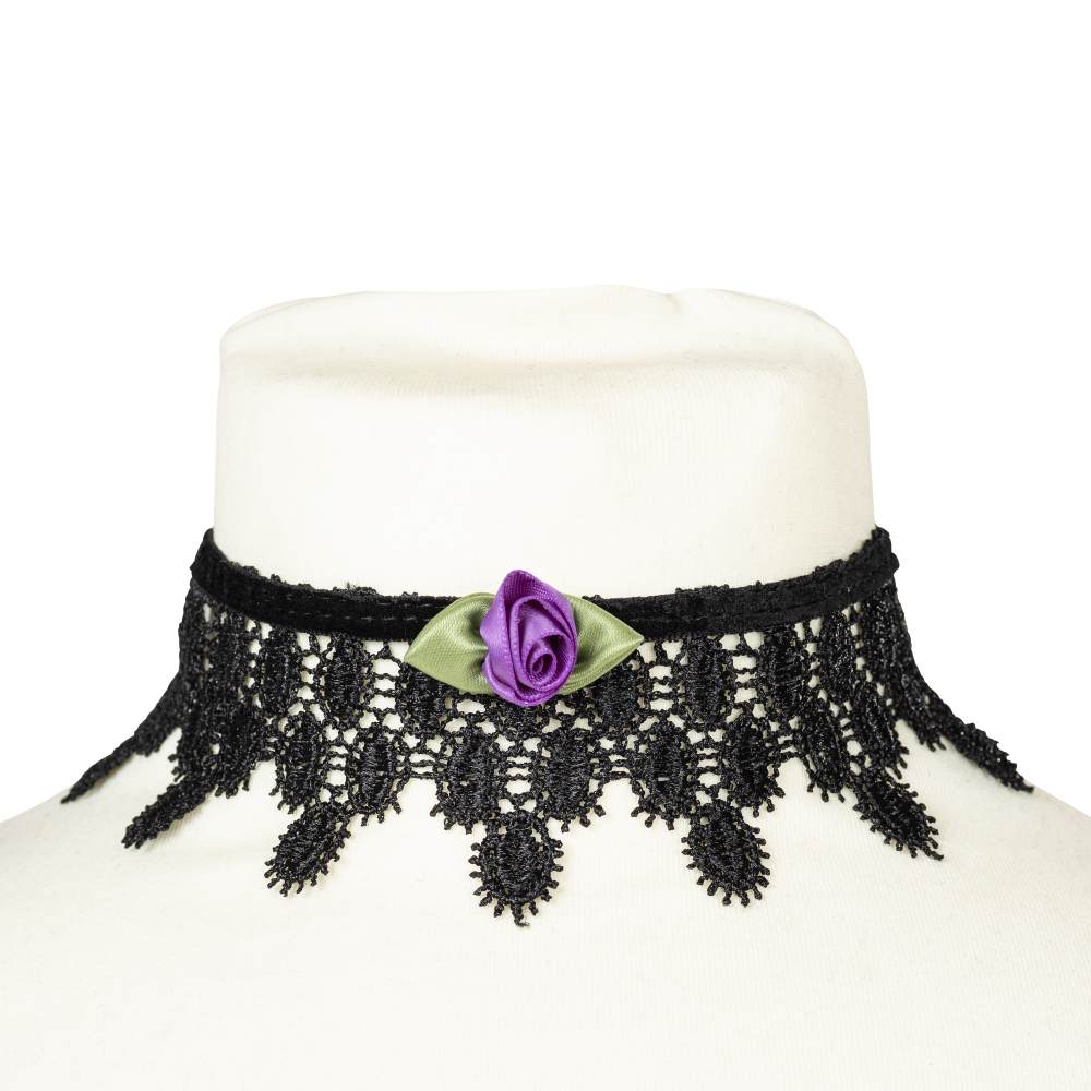 Sinister - C260 Halsband - Schwarz/Lila